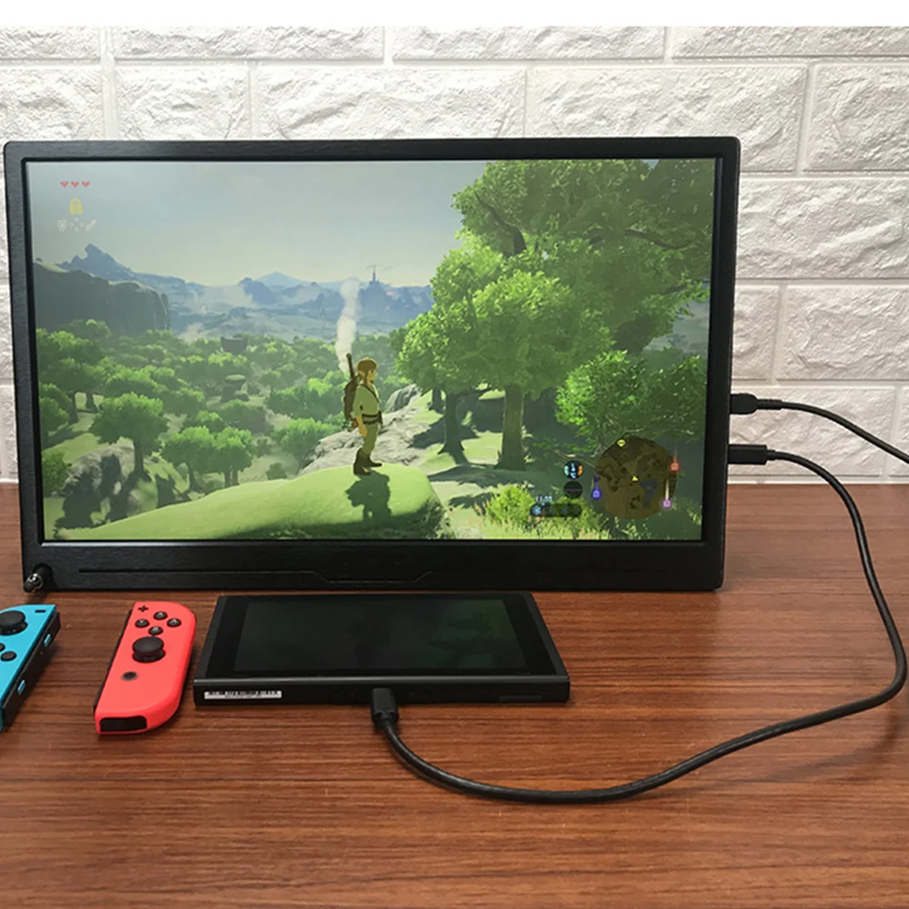 17 3 дюйма Высокое разрешение 4K монитор с HDR для компьютера телефона NUC Расширение