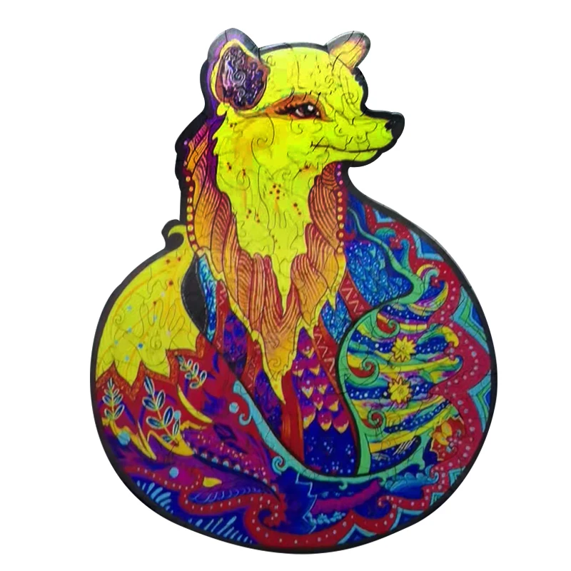 

Puzzle Animal Shaped New Wooden Jigsaw For Adults Children Christmas Gift Wood DIY