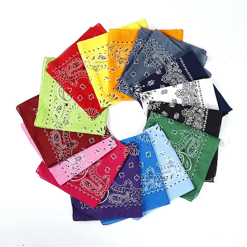 

2PCS Bicycle Scarf Outdoor Riding Hip Hop Multifunctional Print Sports Headscarf Square Scarf Women Men Hair Band Riding Scarf