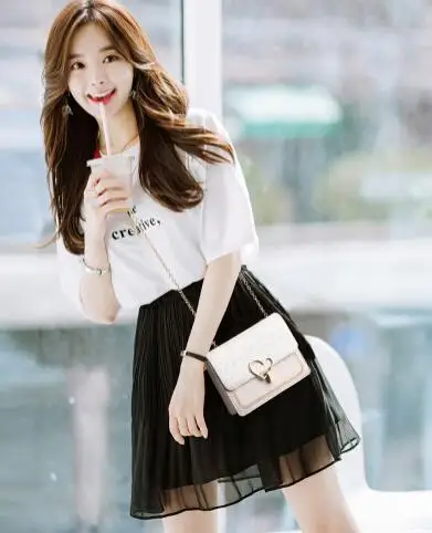 Женская новая упаковка Корейская версия крутых модных сумок свежий кросс-боди