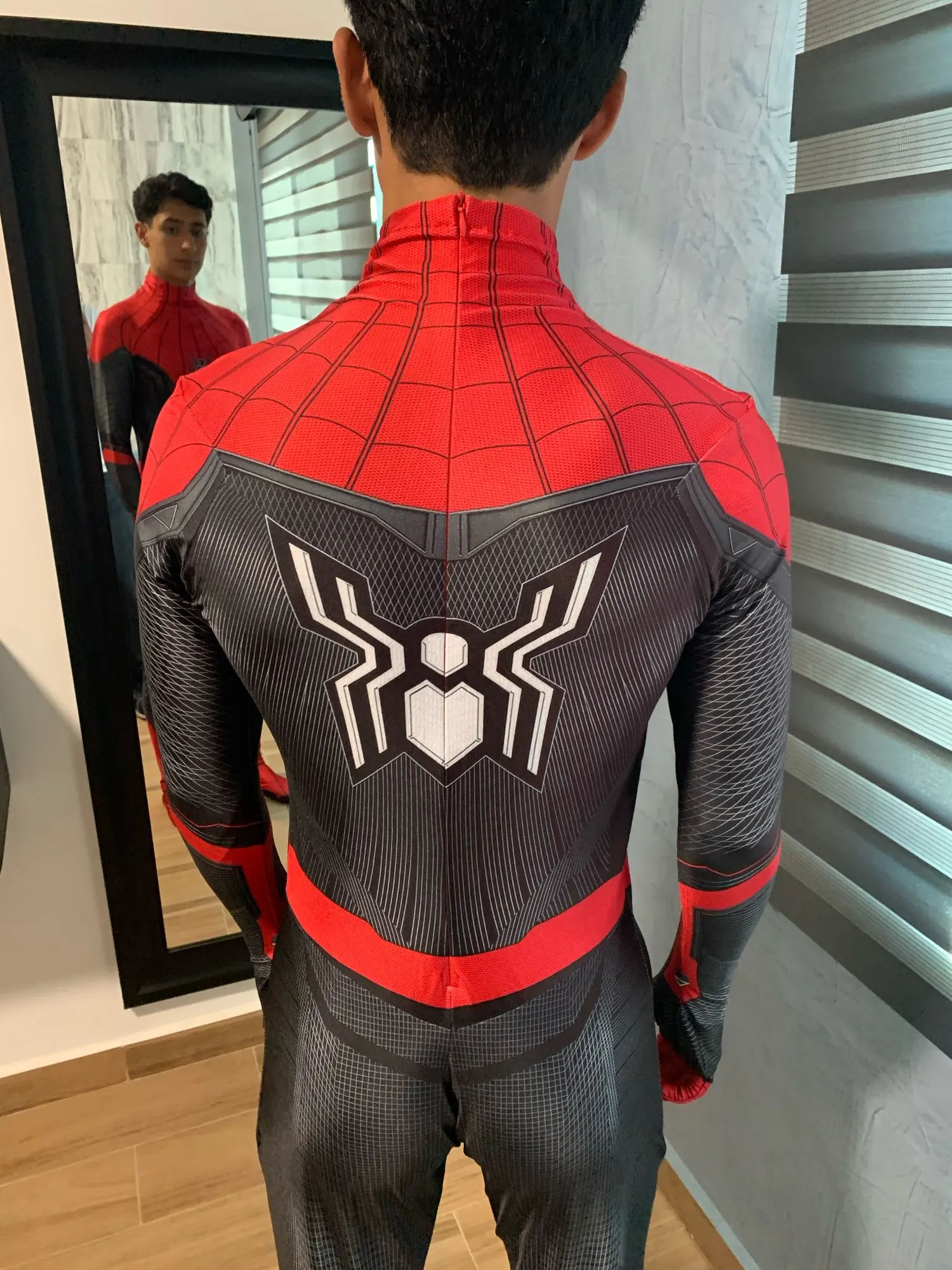 Костюм для косплея дальше дома с 3D принтом из спандекса боди Zentai супергероями