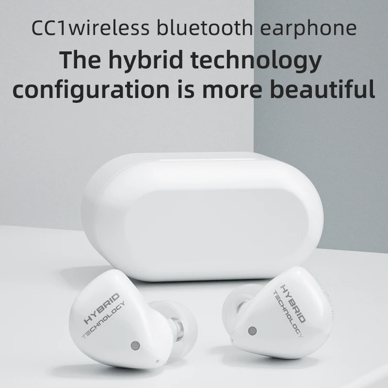 Беспроводные наушники CCA CC1 1BA + 1DD TWS спортивные Bluetooth 5 2 профессиональная игровая