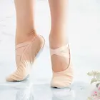 Балетки для танцев, балерина, тренировочная балетная обувь, холщовые женские балетные тапочки, мягкая балетная обувь