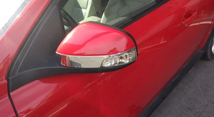 

New Stainless Steel Car Rearview mirror Anti-scratch Guard Protector Trim Fit For Volvo C30 S40 S60 C70 2008-2013