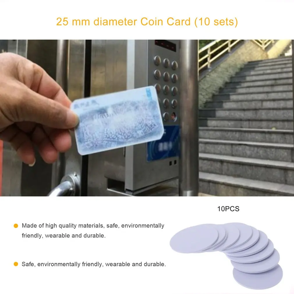 Ярлыки наклейки для телефона доступные клейкие этикетки Rfid карта монет 25 мм ПВХ