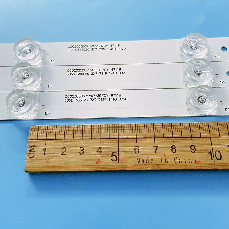 LED Backlight strip 7lamp for DEXP H39D8000Q M39D7000Q h39d7000g DM-LED39R201BT2 EX-39HT001B CC02385D671V07 385B 385E20 3X7 7S1P | Освещение