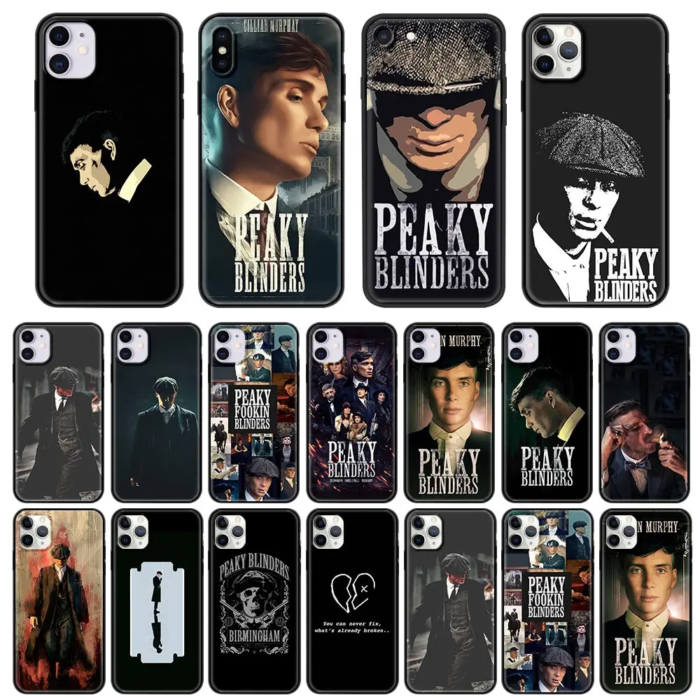 

TPU Soft Case for iPhone 12 Mini 11 Pro Max 7 8 XR X XS MAX 6 6S 7 8 Plus SE 2020 Shell Capa Peaky Blinders Phone Cover