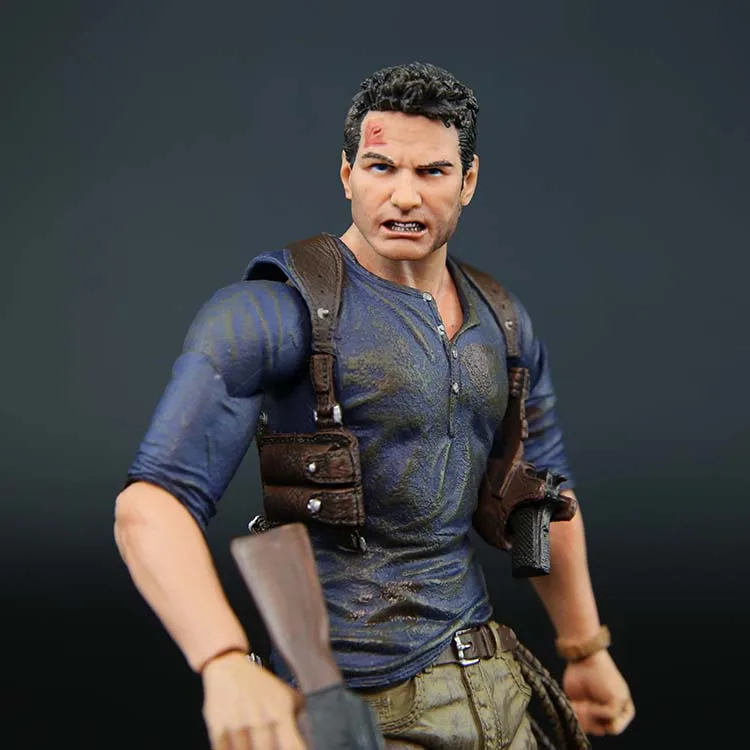 NECA Uncharted 4 Натан Дрейк Ultimate Edition ПВХ фигурка игрушки куклы Коллекционные модели 7