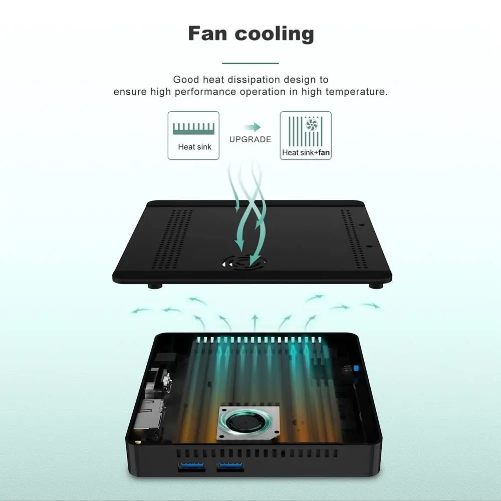 Beelink N3350 мини-ПК 4 Гб ОЗУ 64 Гб/128 ПЗУ eMMC Windows 10 2 ГГц Wi-Fi Bluetooth гигабитная LAN USB3.0 |