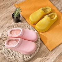 men womens shoes floor indoor cotton slippers winter autumn shoes women non slip thick bottom house femal slippers