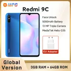 Глобальная версия Xiaomi Redmi 9C мобильный телефон 2 Гб ОЗУ 32 Гб ПЗУ MediaTek Helio G35 6,53 