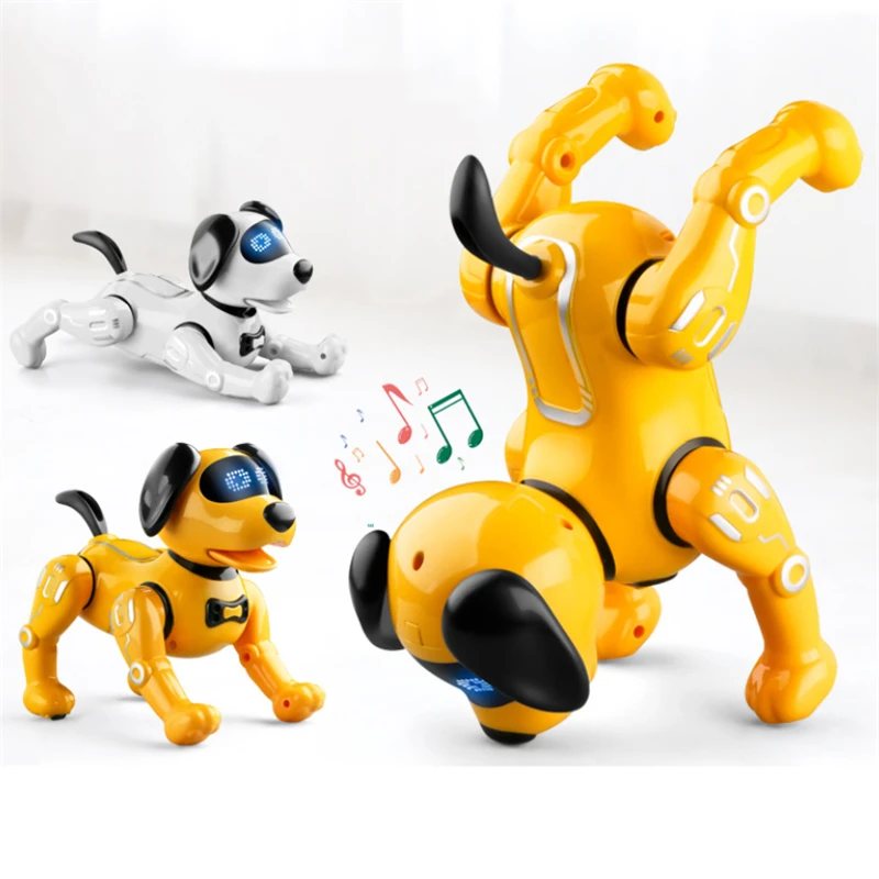 Электронный питомец умная собака робот с дистанционным управлением