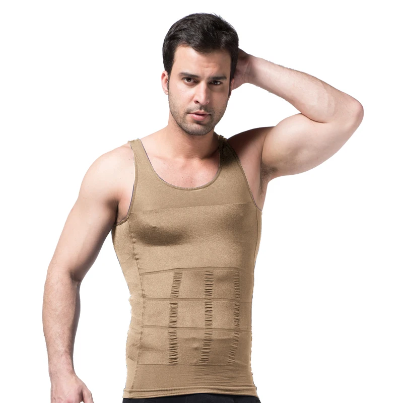 Утягивающий жилет мужское нижнее белье для похудения корсет коррекции талии