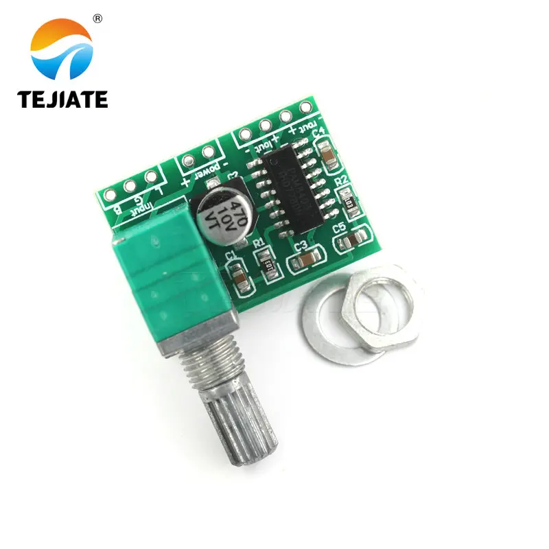 PAM8403 5 в усилитель мощности аудио Плата 2 канала 3 Вт регулятор громкости/USB