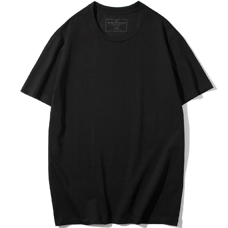 FOJAGANTO летние однотонные футболки топы Мужские повседневные Брендовые мужские