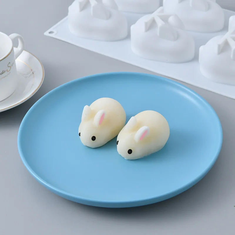 

3D креативная силиконовая форма для мороженого, кролика, мусса, торта, шоколада, посуда для выпечки