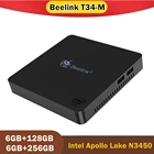 Beelink Женский мини-ПК N3450 INTEL Windows 10 6 ГБ 128 ГБ256 ГБ дисплей 2,45,8G WiFi BT4.0 умный офисный настольный мини-ПК ТВ-бокс