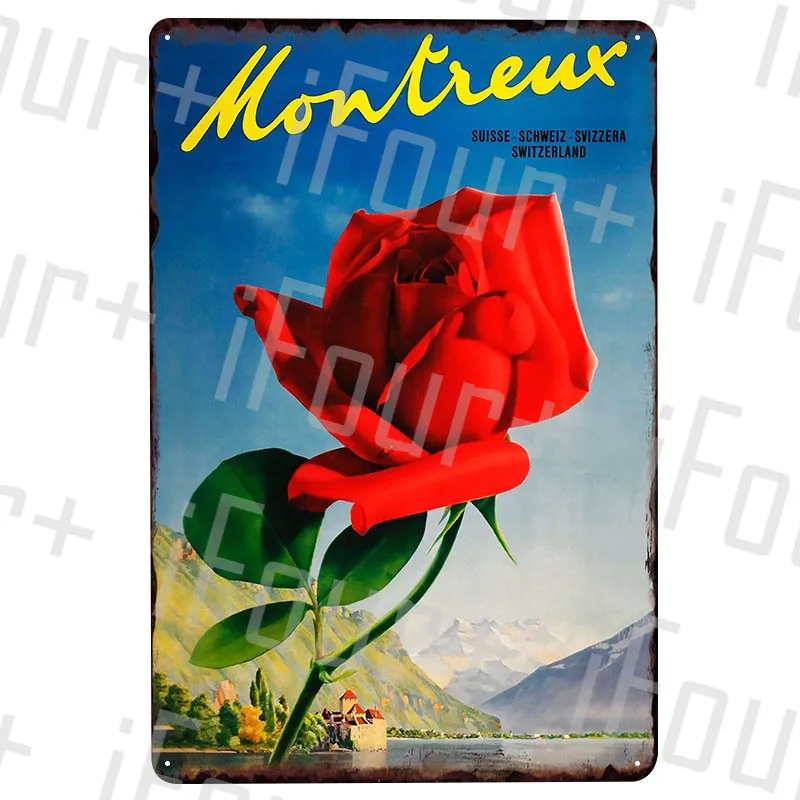 Металлическая пластина из Майами Оловянная табличка металлическая винтажная