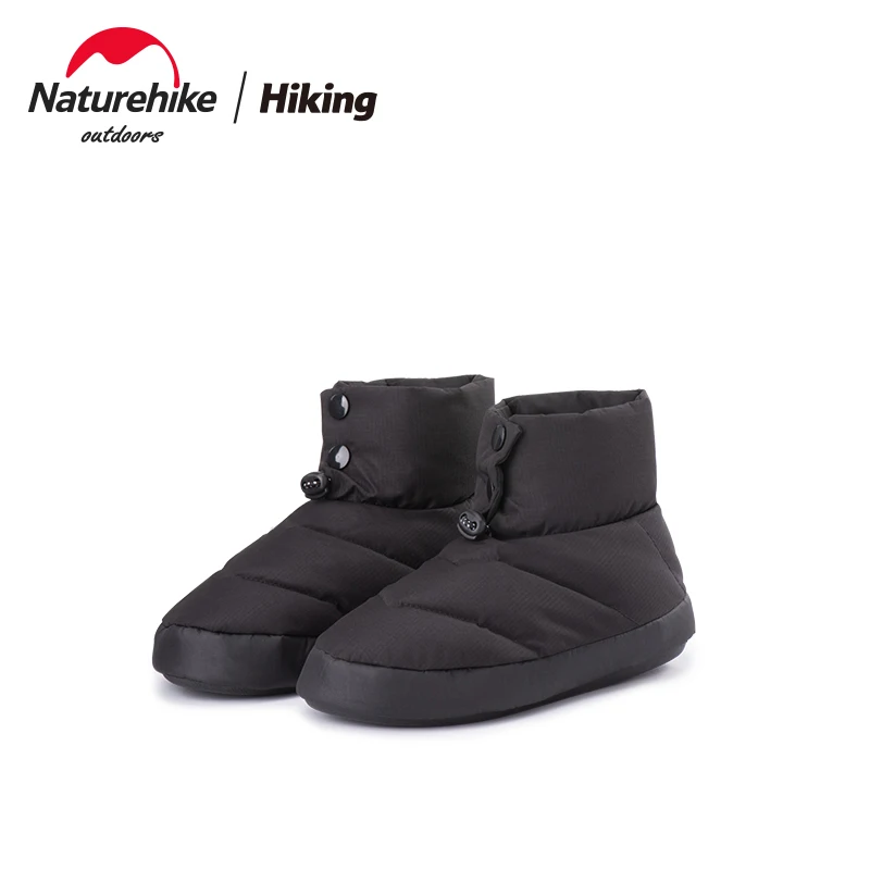 

Naturehike Warm White Duck Down Camping Shoes Men Women Short Boots Waterproof Antiskid Snow Boots WindProof -5℃ ~5℃ Home Shoes