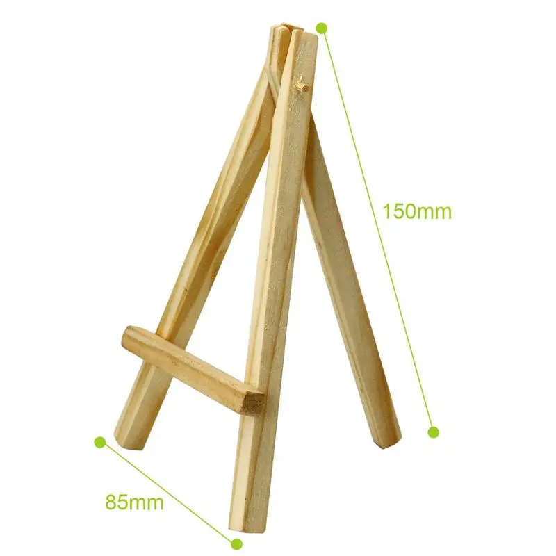 Мини 6 дюймов высокий деревянный мольберт художественные проекты фотоснимком