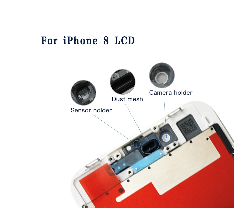 Pantalla для iPhone 8 ЖК дисплей замена 3D сенсорный дигитайзер сборка экран 6 7 Plus с
