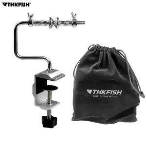 Намотчик лески с зажимом, система намотки вертикальной изогнутой лески