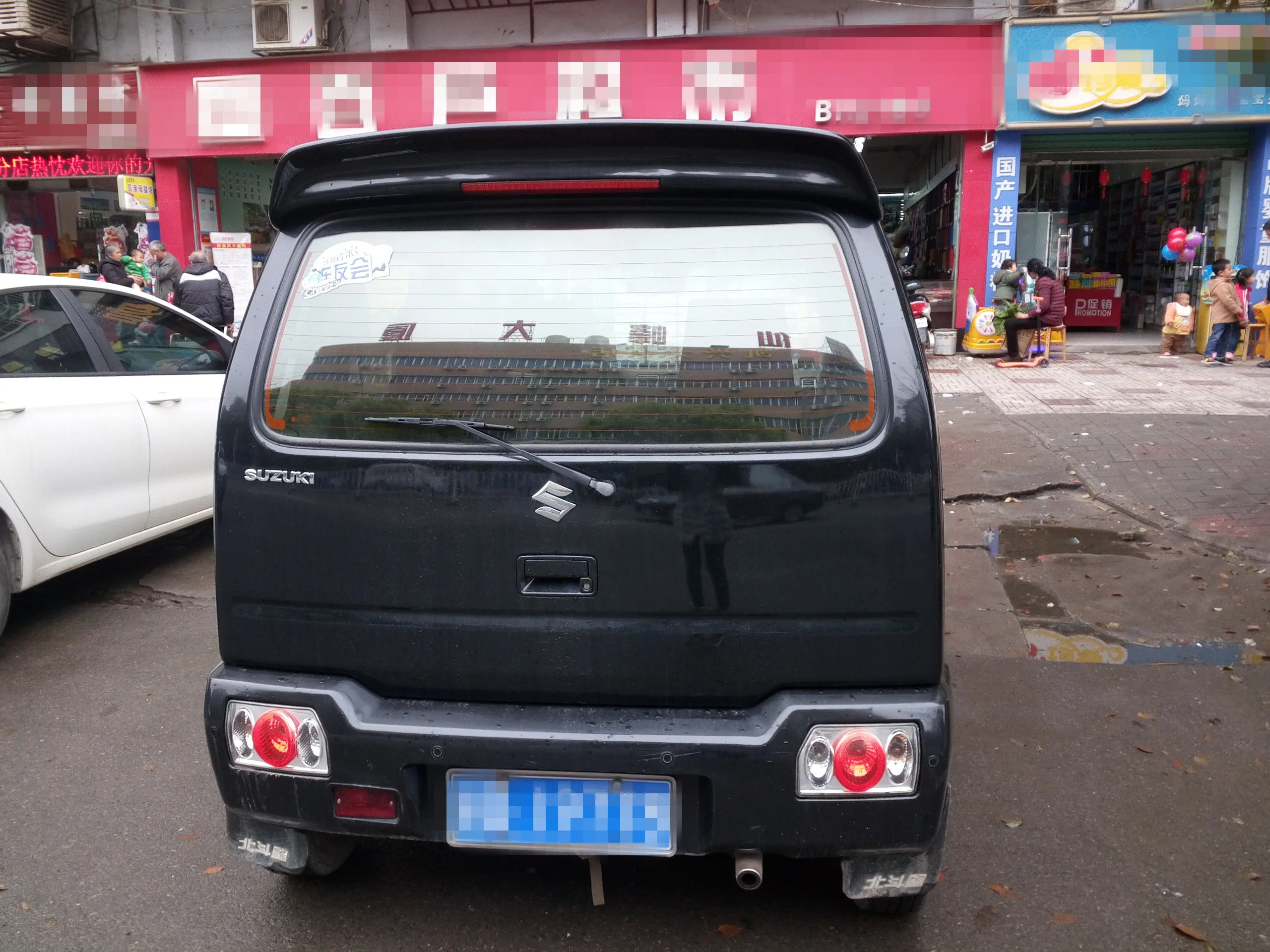 Спойлер для Suzuki WagonR 2006-2012 спойлер из АБС-пластика цвет заднего крыла автомобиля