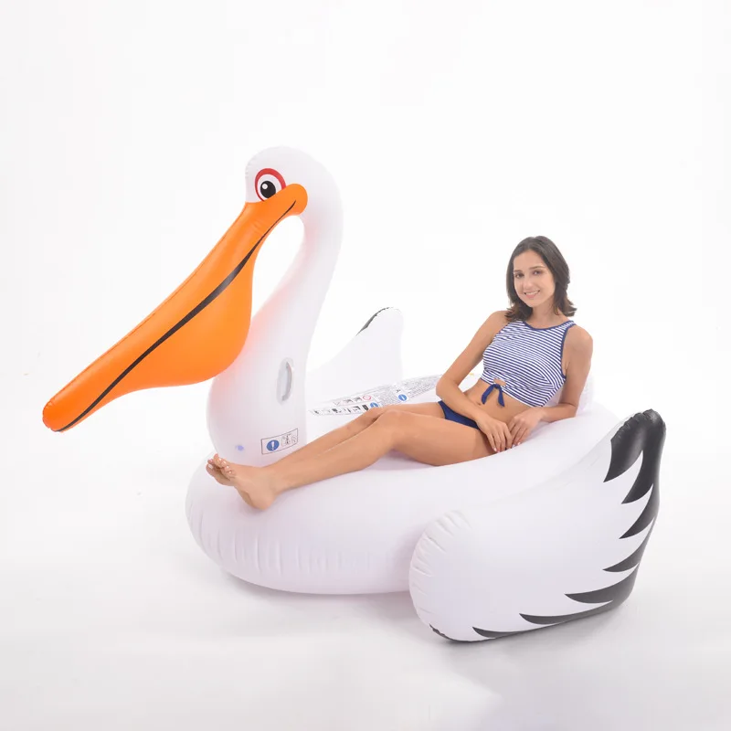 Надувной бассейн плавучие плавательные плоты для бассейна гигантский пеликан