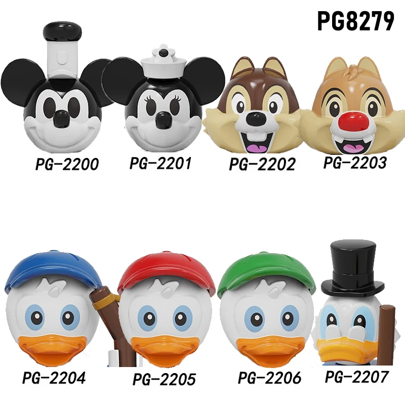 

Stitch Building Blocks Cartoon Pumping Series Rabbit Toucan Sika deer Andrew Elephant Figures For Children Toys PG8225