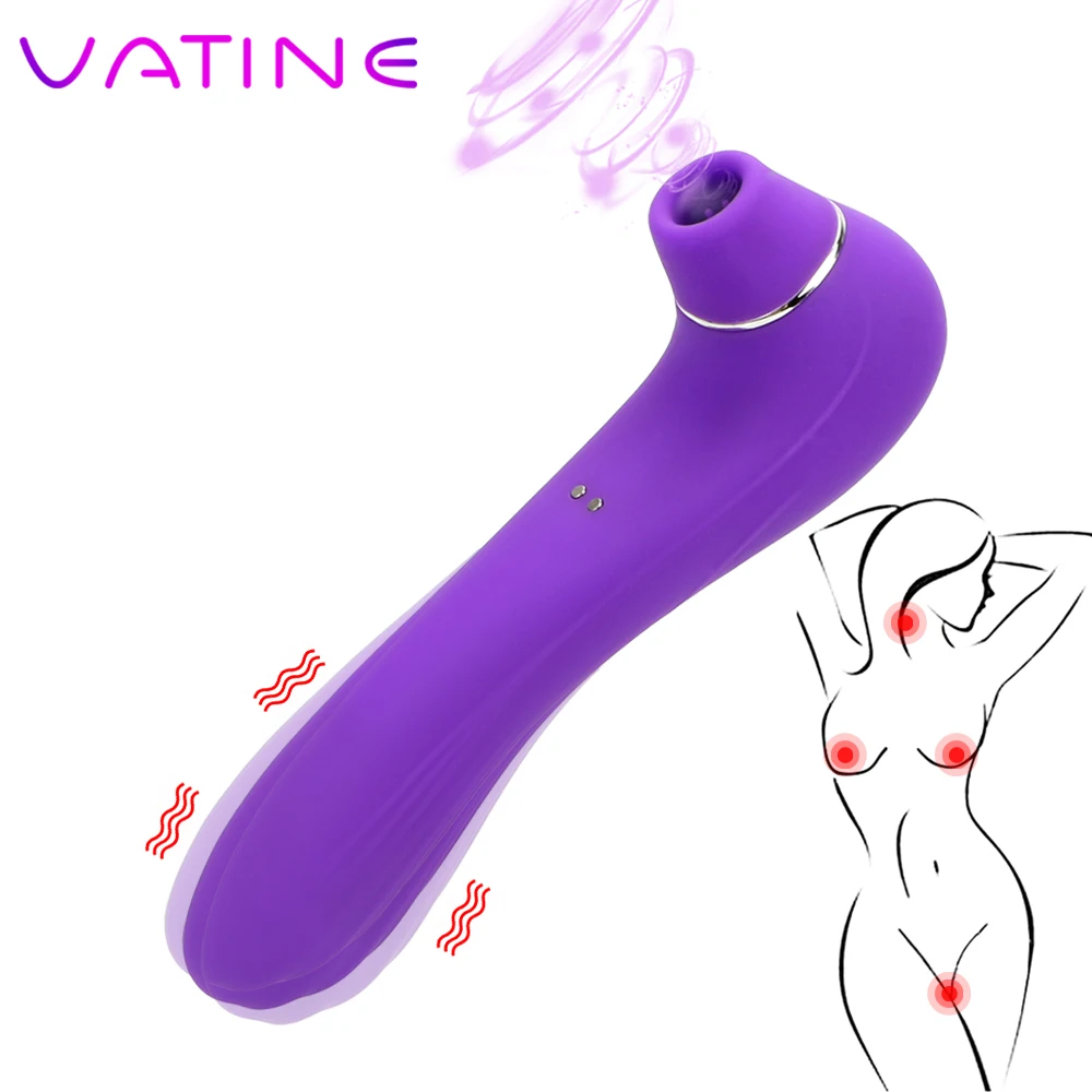 VATINE двойная вибрация оральный лизание секс игрушки для женщин язык вибрирующий