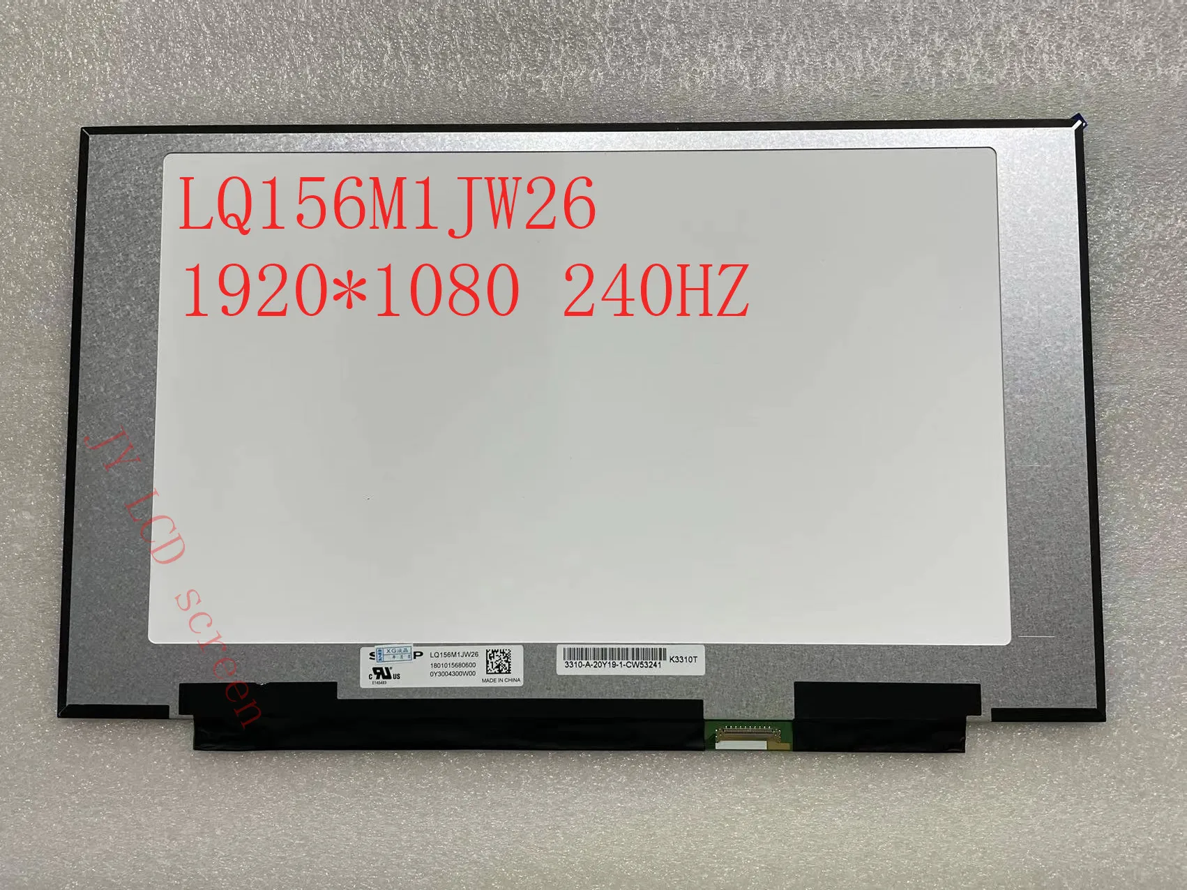 

15.6" Slim LED matrix laptop LQ156M1JW26 LQ156M1JW16 LQ156M1JW08 LQ156M1JW09 LQ156M1JW06 LCD screen panel FHD 240HZ 40pins EDP