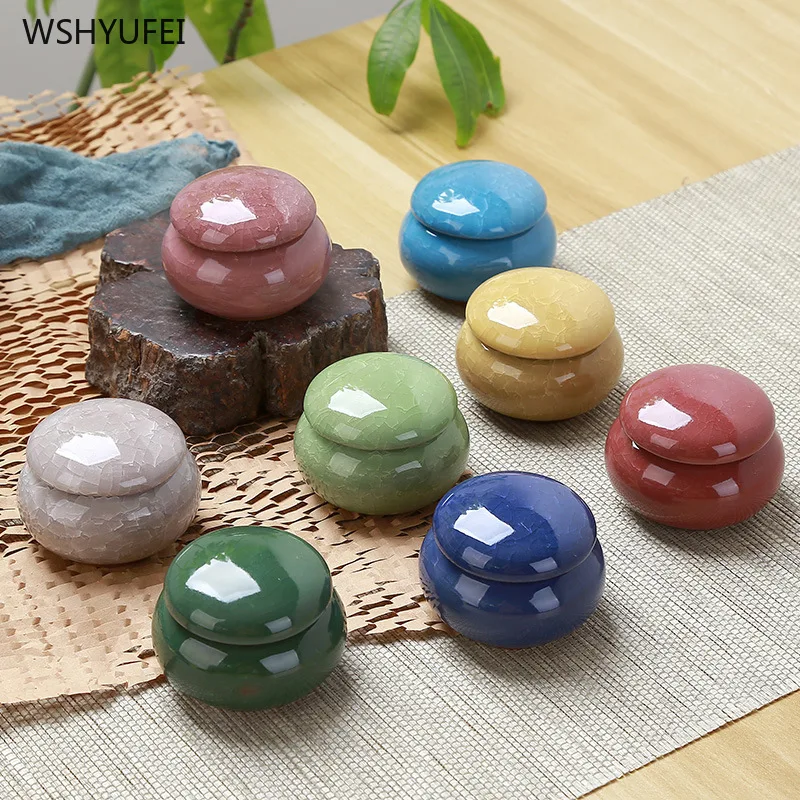 Изысканная дорожная портативная керамическая банка для чая с крышкой кофейные