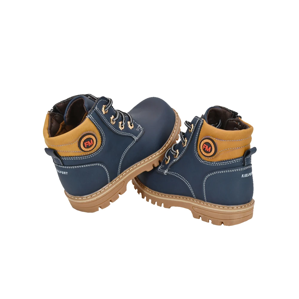 Bessky/Черние детские ботинки зимние для мальчиков девочек мальчики теплые ботинки.