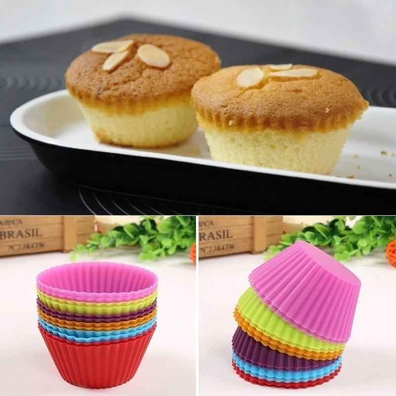 6 шт. шоколадный торт слоеный плесень яйцо пирожная Форма кекса чашки кухонные