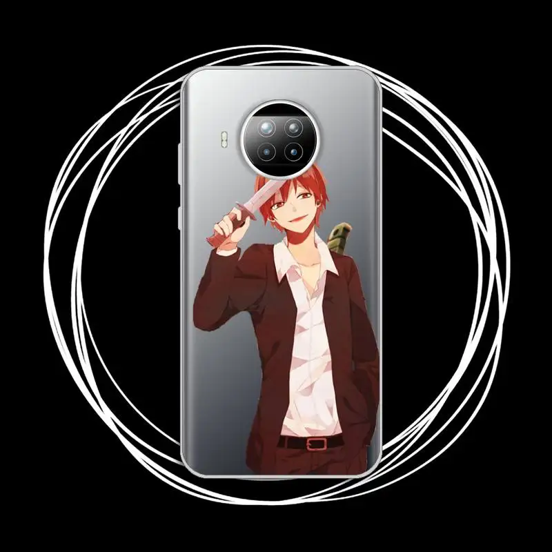 

assasination classroom Phone Case Transparent for Xiaomi mi Redmi note 10 t 8 9 pro lite 11 Samsung S 8 9 10 20 plus ultra