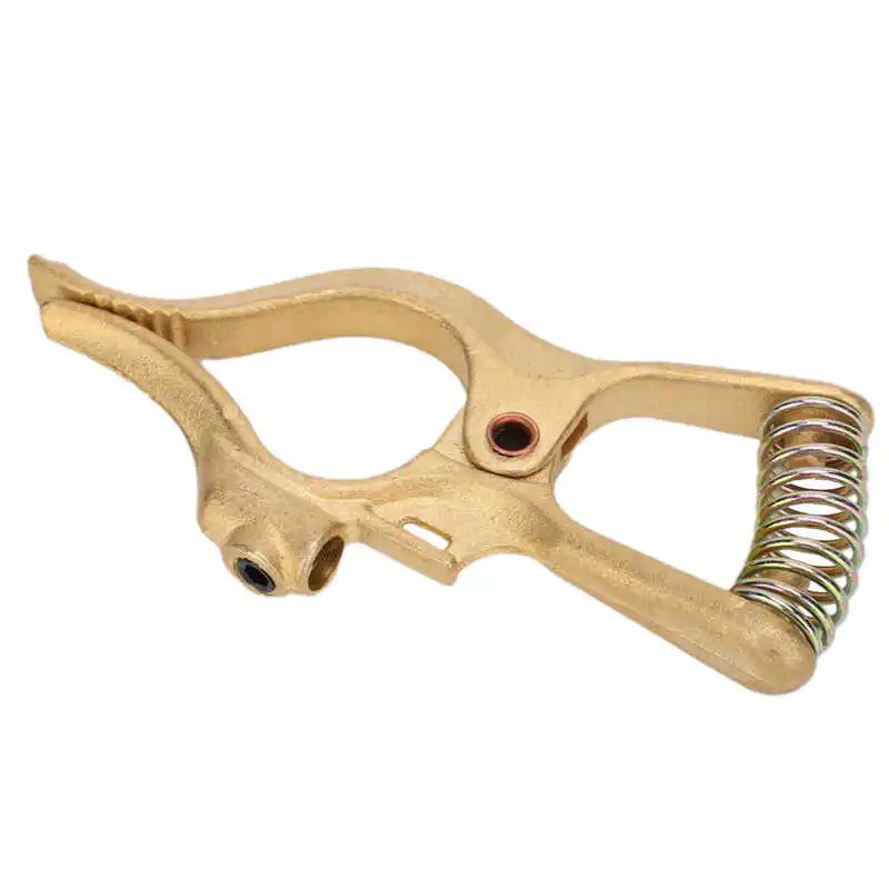 Дорожный зажим для электрода латунный заземления свободно Установка прочные