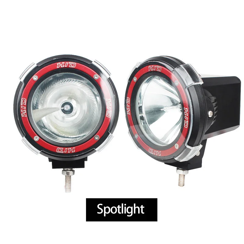 4" 7" 9&quot35W 12V Off Road 6000K spotlight HID XEnon Driving Work Fog Light Super bright off-road vehicle Auxiliary lamp Roof |