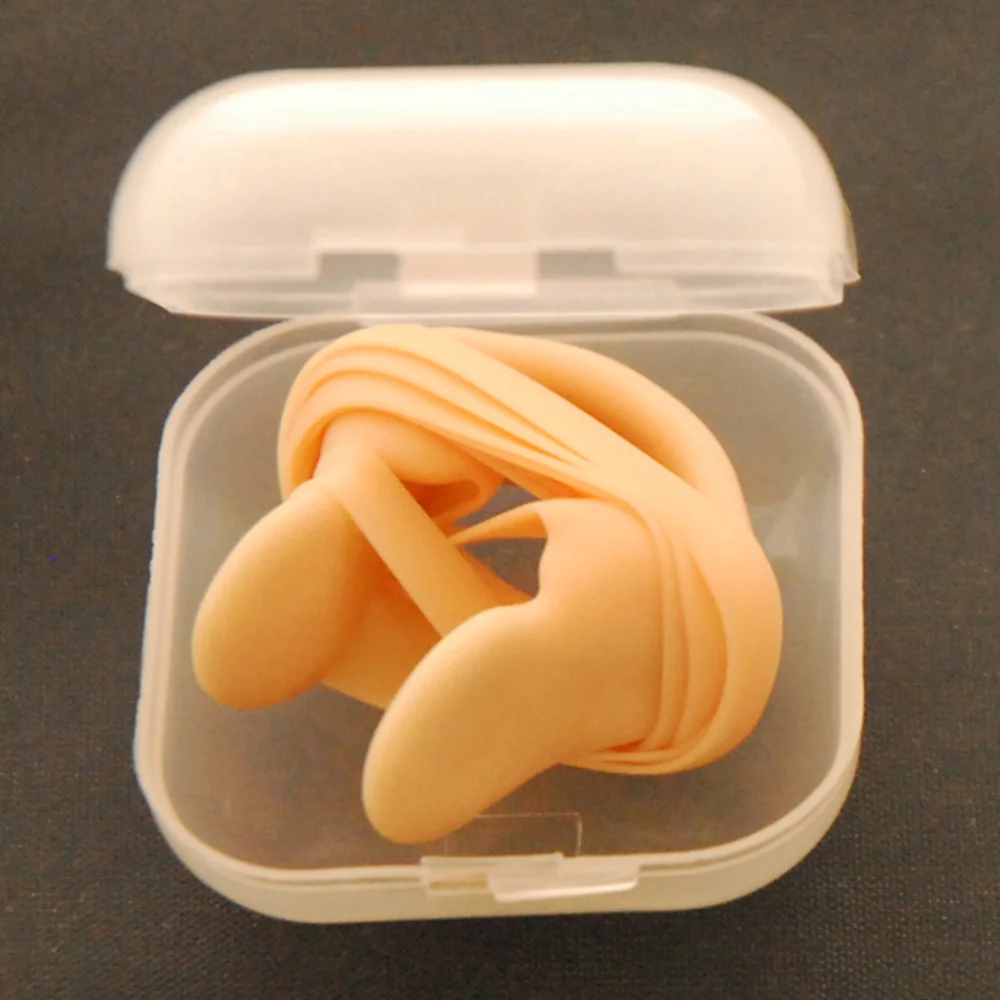 

6pcs Silicone Swimming Nose Clip with Strap Nose Protection Swimming Accessory for Kids and Adult