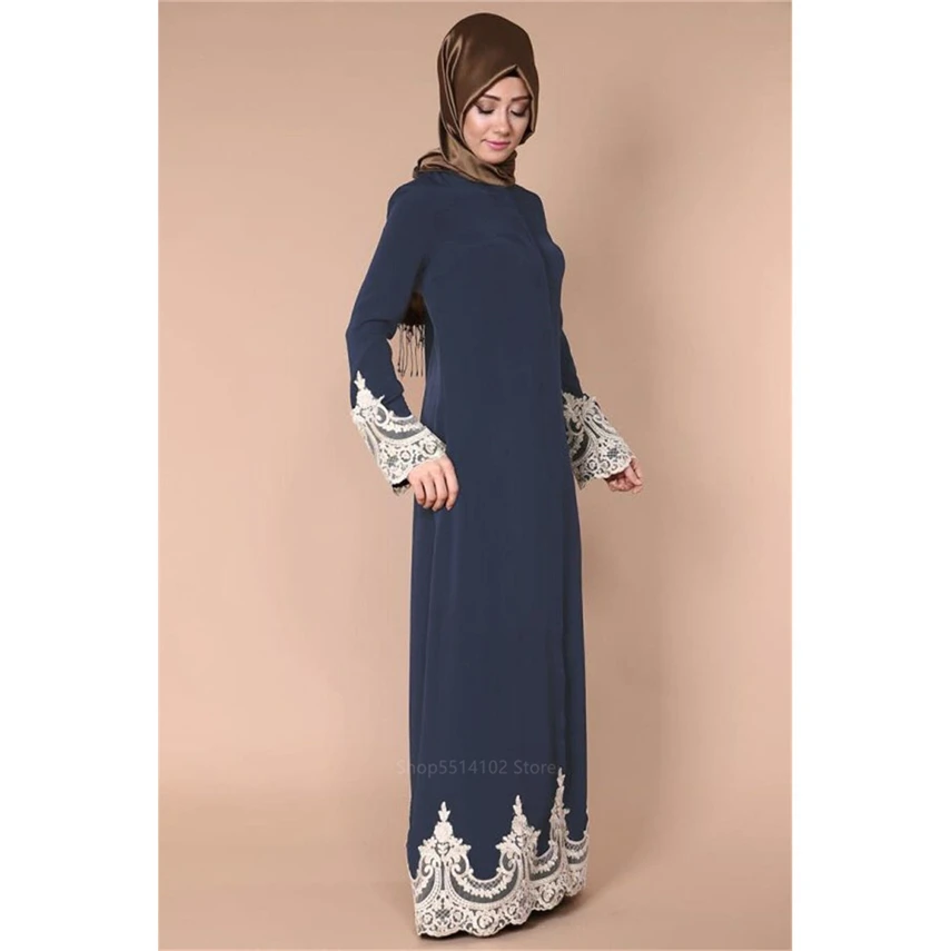 Мусульманский традиционный кафтан абайя женское элегантное исламское турецкое