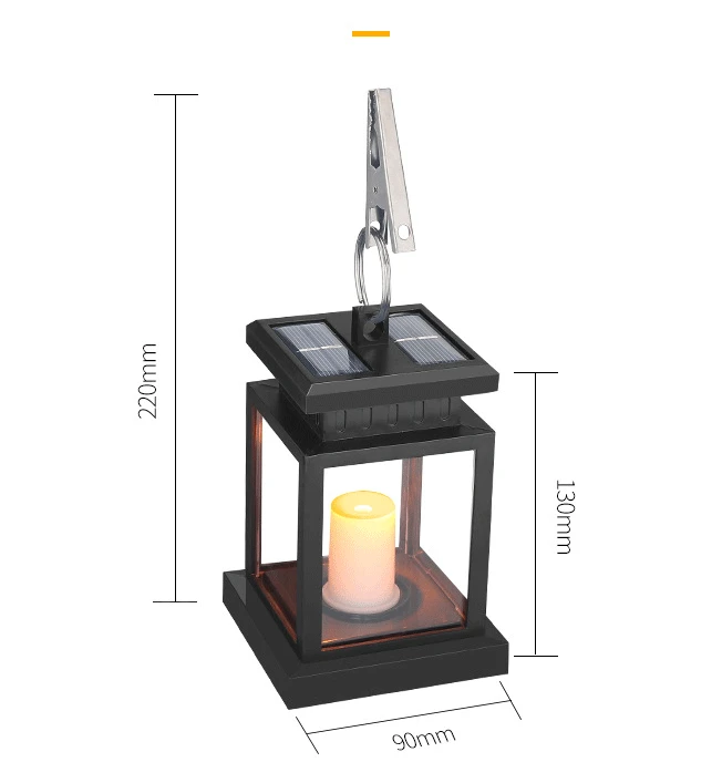 

Outdoor Waterproof Solar Candle Light Retro Atmosphere Landscape Decorative Garden Light Solar Led Light Outdoor Waterproof