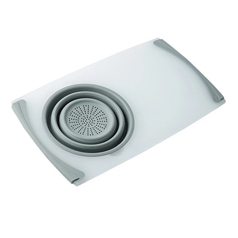 

Newest Foldable Multifunction Chopping Board Collapsible Dish Basin TidyBoard Cut Your Prep Clean-up Time