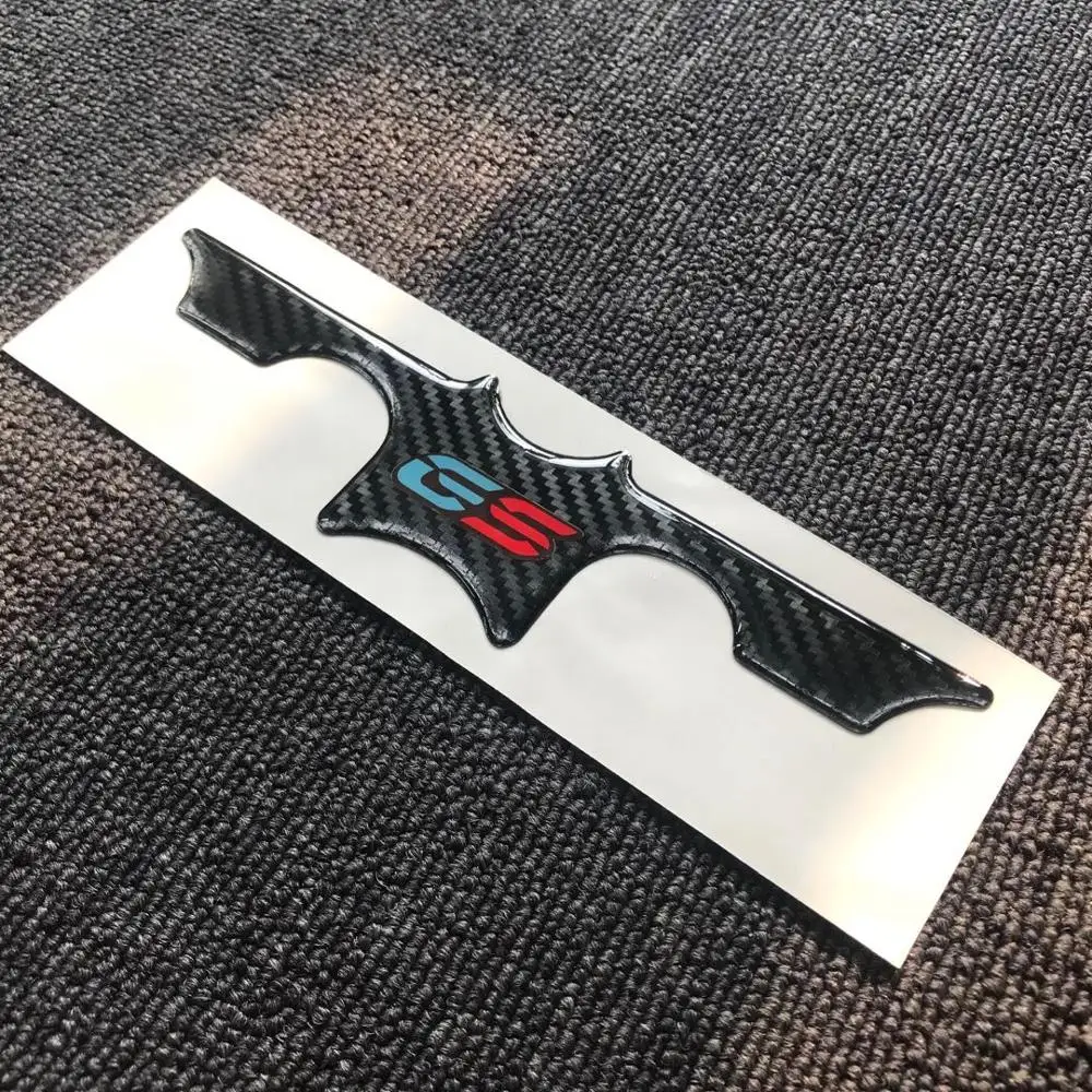 3D мотоцикл углерода взгляд Топ тройной зажимной хомут защитник наклейка Чехол