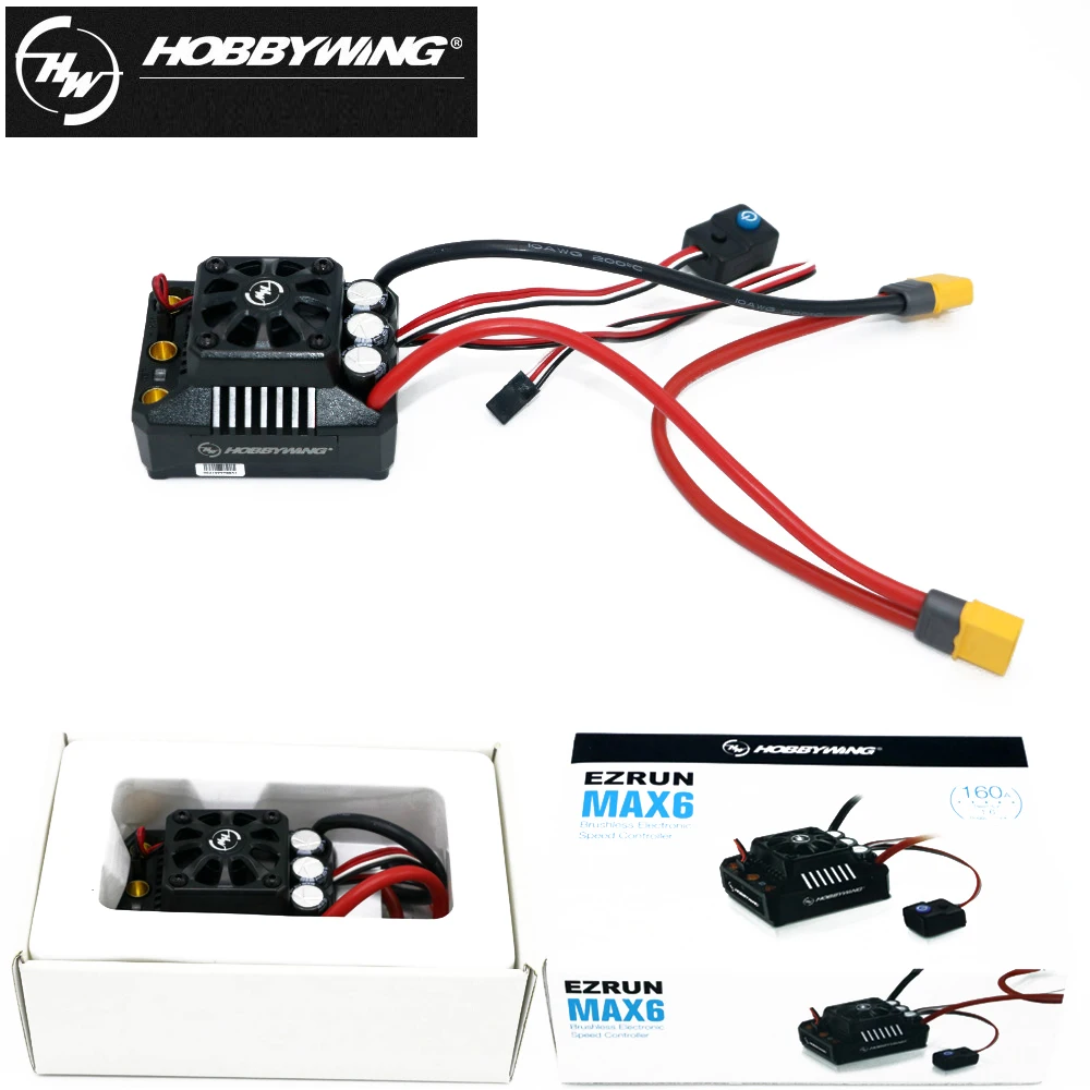 2 шт./компл. щеточный электронный регулятор скорости HobbyWing EZRUN SL 4985 1650KV/5687 1100KV