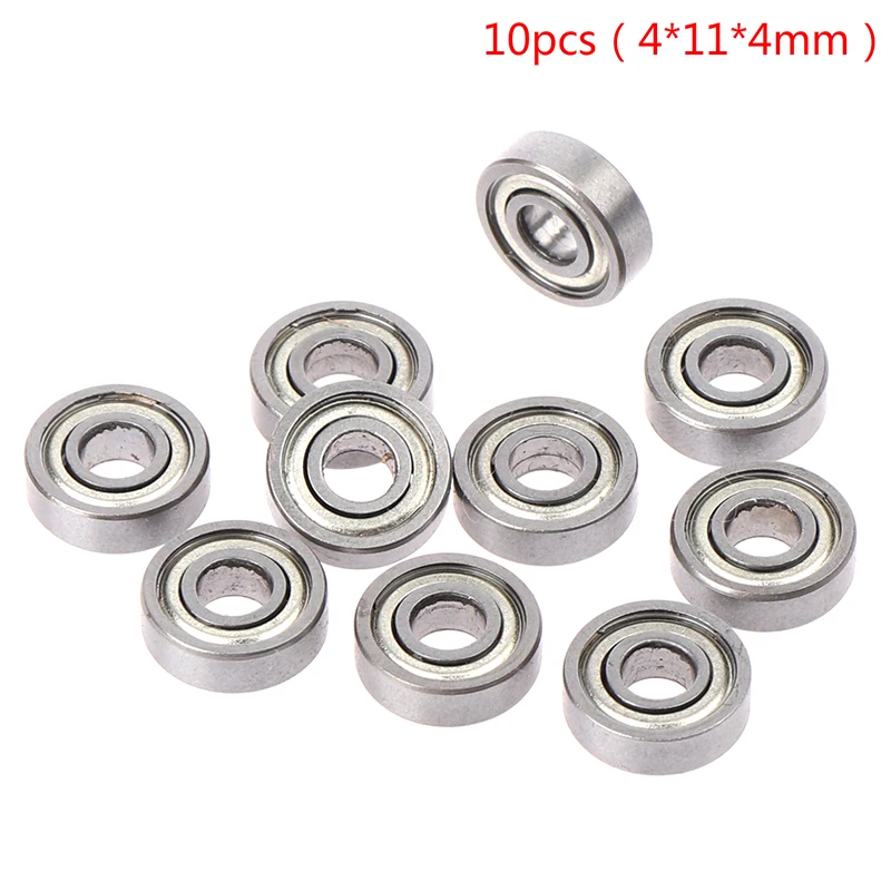 

Миниатюрные шариковые подшипники из углеродистой стали, 10 шт./лот, 4x11x4 мм, высокое качество