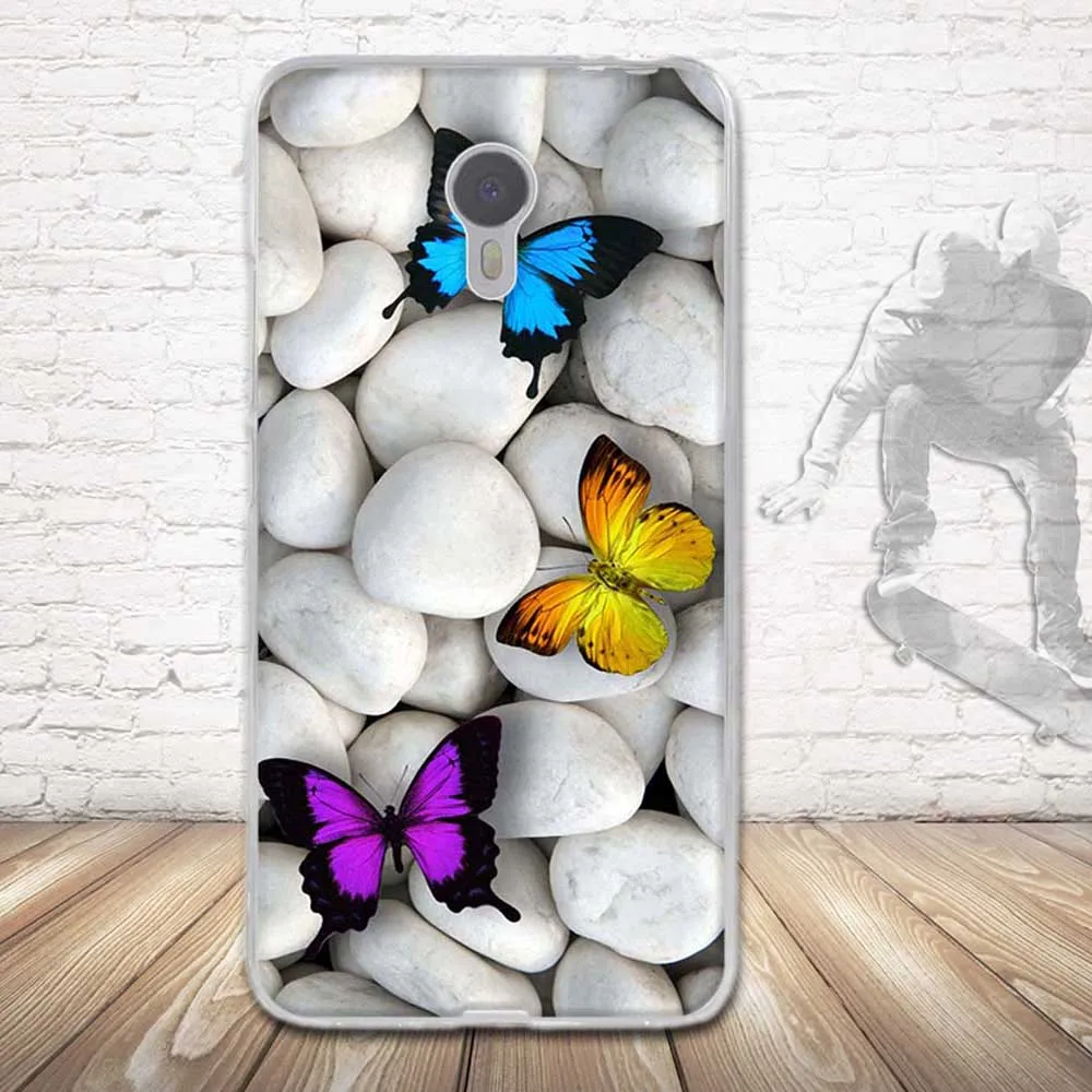 Чехол для Meizu M3 Note силиконовый мягкие чехлы из ТПУ мягкая задняя крышка с рисунком