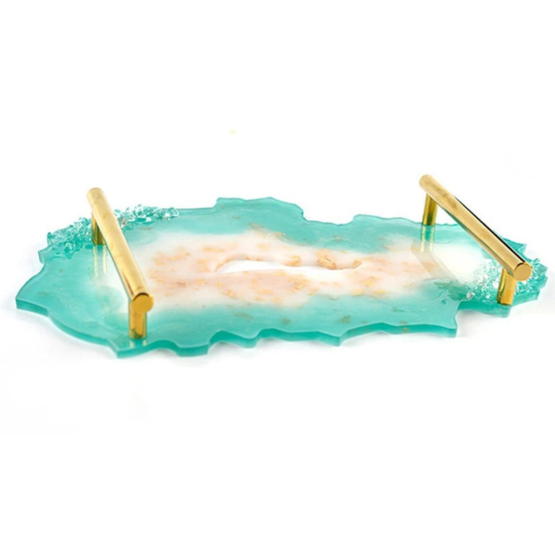 

Shaped Fruit Tray Mould Crystal Epoxy Tray Diy Coaster Irregular Plate Epoxy Mould