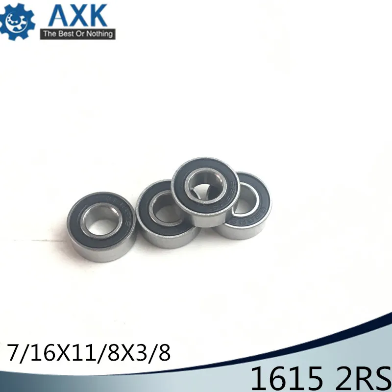 1615 2RS ABEC 1 (10 шт) 7/16 &quotx1 1/8&quot x3/8 &quotдюймовые шариковые подшипники 1615RS|Валы| |