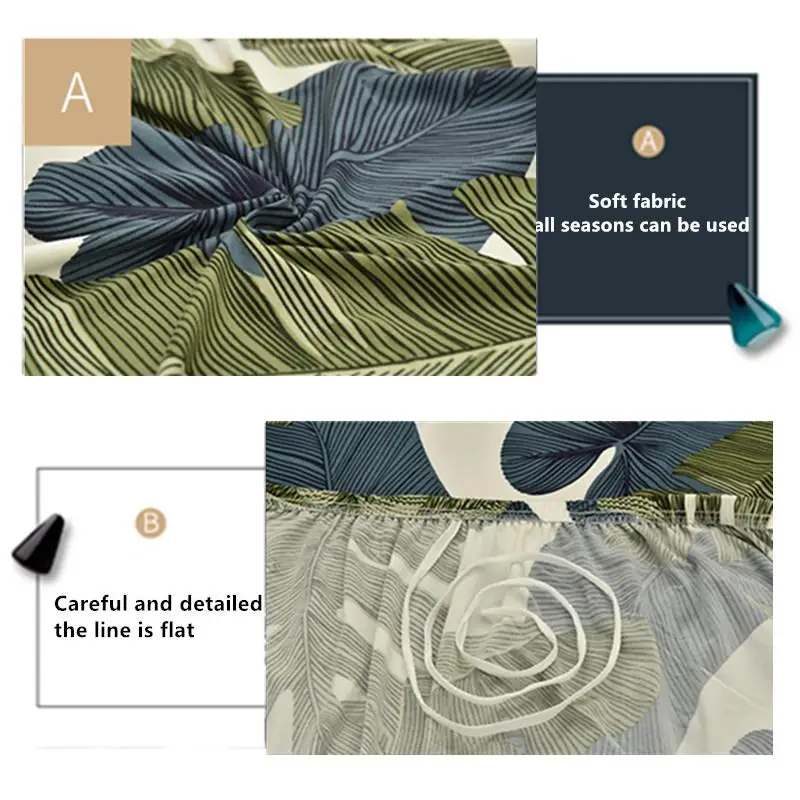 

Sofa Cover For Living Room All-inclusive Slipcovers Slip-resistant Elastic Printed Stretch Couch Cover L Shape 1/2/3/4-Seater