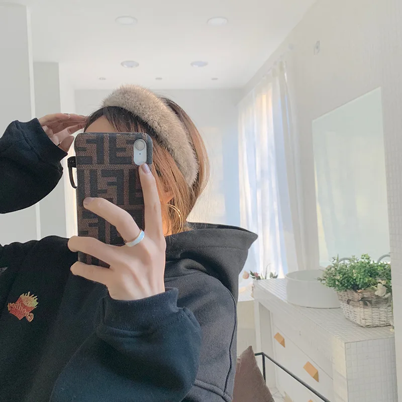 Женская повязка на голову из натурального меха норки Женские аксессуары зимний