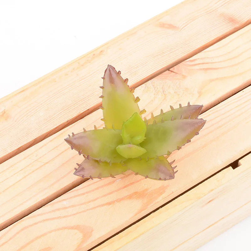 Алоэ мясистое растение имитация Цветочная головка маленькая композиция